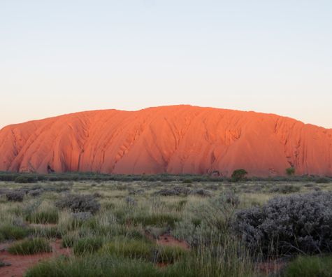 Sunset on Uluru (Ayers Rock) Australia