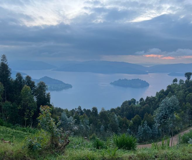 Lakes abound in the area too.